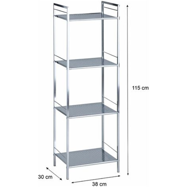 Belfry Bathroom Badregal Metallregal Mit 4 Böden | Wayfair.de